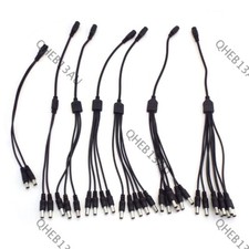 1 Female to 2 3 4 5 6 8 way Male DC connector Power Supply Splitter cord 20H