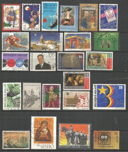 BELGICA CONJUNTO DE SELLOS USADOS