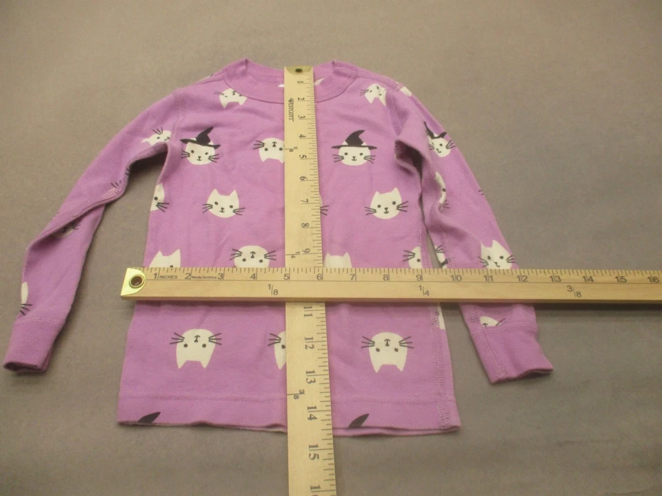 Top de pijama tejido 100 % algodón orgánico púrpura para niñas Hanna Andersson talla 3T 490 Foto 2 de 4