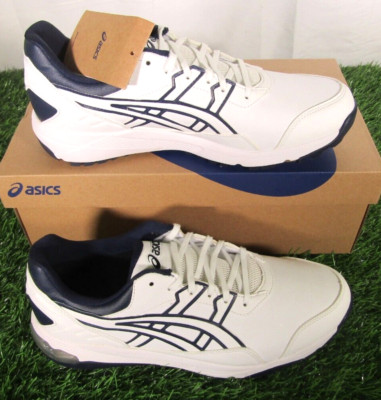 NIB Asics Golf Gel Preshot Men's Spikeless Golf Shoes, White, 1111A210-100