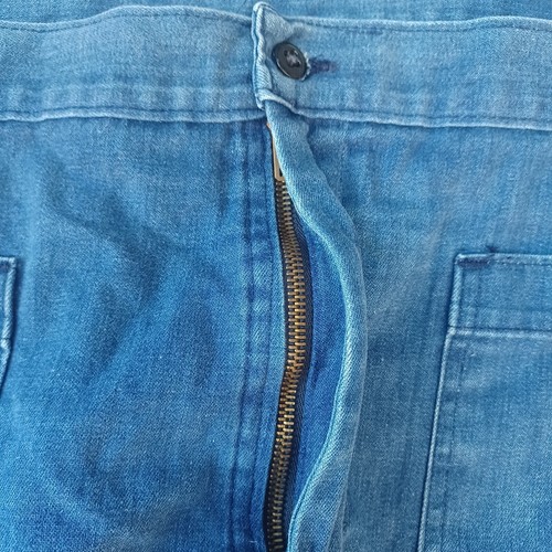 Denim Trends Jeans Youth Large Faded Blue Elastic Tie Waist - Picture 12 of 12