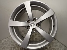 PORSCHE MACAN 18"  SILVER ALLOY WHEEL RIM 95B601025DA (B12) (R2-G)
