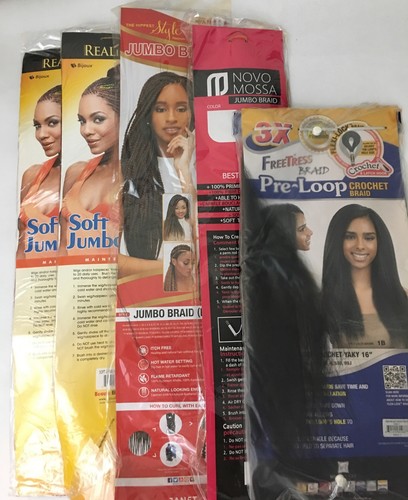 5 PACKS Misc. BRAIDING HAIR SUPPER JUMBO BRID - Picture 7 of 7