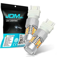 Jdm Astar 2x 3157 Dual Color Switchback 28smd White Yellow Led Turn Signal Light
