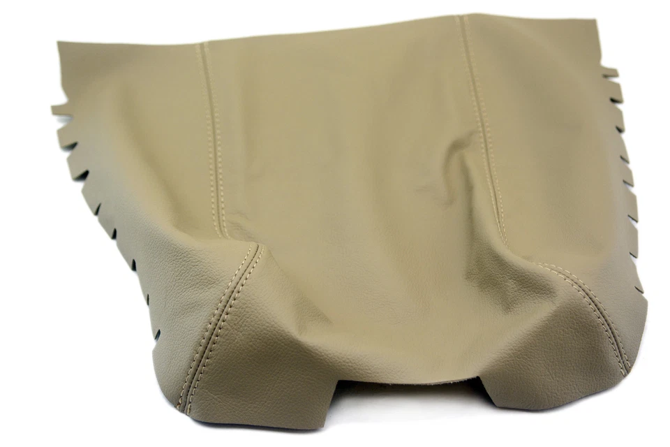 Se adapta a Ford Expedition 07-16 reposabrazos de cuero sintético cubierta de consola central beige Foto 2 de 2