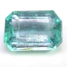 SUPREME DEEP AQUA GREEN COLOR EMERALD CUT NATURAL GRANDIDIERUTE GEM