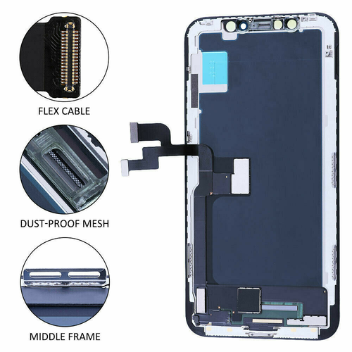 For iPhone 11 Pro X XS XR Plus 8 7 6 6S Plus LCD Display Touch Screen Digitizer - Photo 3 sur 22
