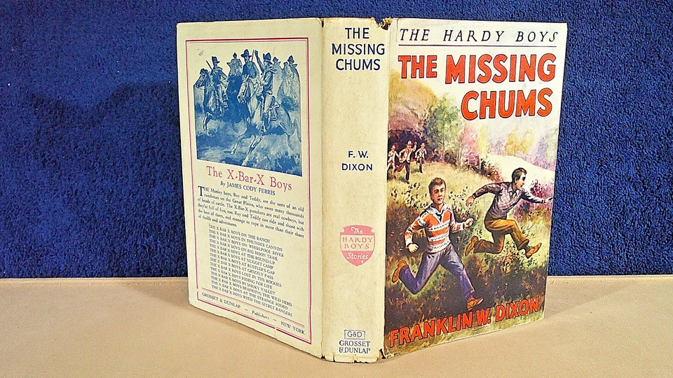HARDY BOYS WHITE SPINE #4 THE MISSING CHUMS 1936A-15 LESLIE McFARLANE — 第 2/4 张图片