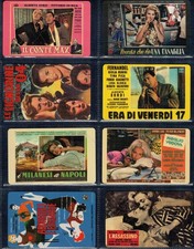 GIAN - Thematic Series "THE PHONE AND CINEMA 1ST TYPE" 8 New Complete Cards