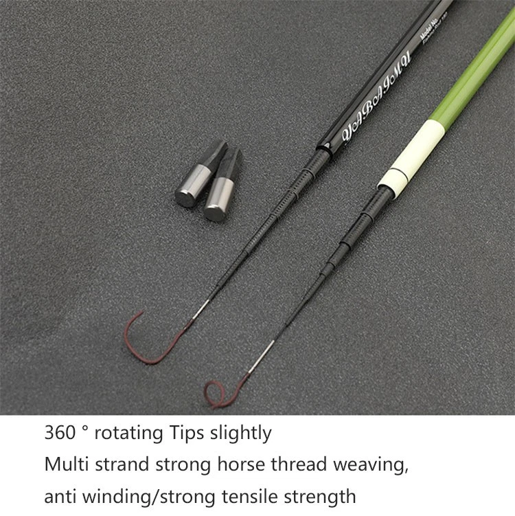 Varilla telescópica Panda Tenkara 4 pies 5 pies 6 pies 7 pies-12 pies caña telescópica de carbono rápida para trucha Foto 4 de 4