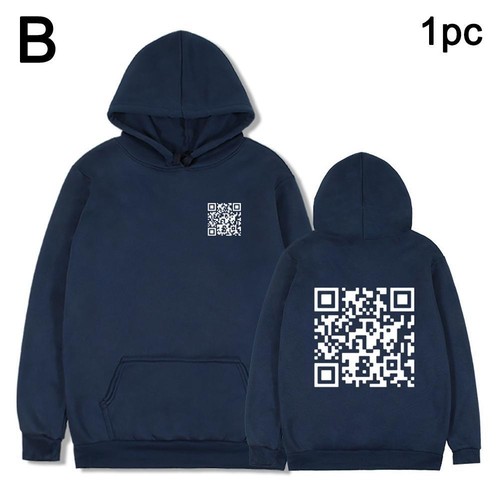 Funny Fu QR Code Hoodie You QR Code Hoodie & QR Scan Hoodie❃ Funny Joke Code O6A2 - Imagen 9 de 16