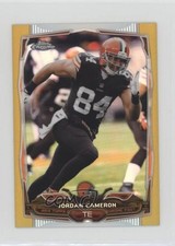 2014 Topps Chrome Mini Gold Refractor 6/10 Jordan Cameron #69 5ov