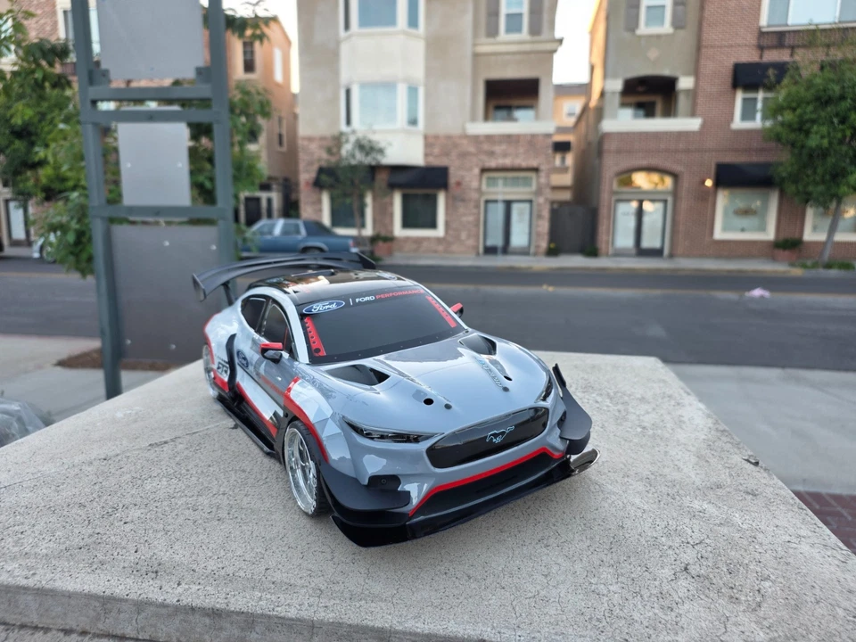 1/10 Custom Print HPI MACH-E 4Tec-2 drift RDS DC10 YD2 MST TT02 Body Only - Image 2 of 4