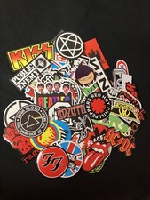 Sticker Variety Lot Of 5 - Famous Music Rock Bands  Great Selection 