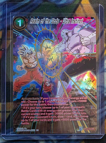 Dragon Ball Super TCG Realm of the Gods - Ultra Instinct BT16-018 SPR Mint