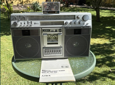 AIWA 990 Rare Vintage Cassette Deck Boombox Japan Serviced Warranty 1979s