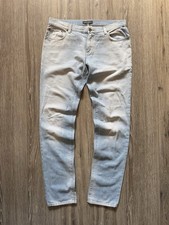 Dolce & Gabbana Mens Distressed Straight Leg Jeans Light Wash Blue Italy Size 50