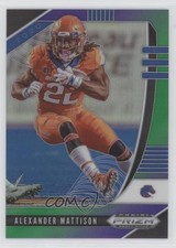 2020 Panini Prizm Draft Picks Purple & Green 73/199 Alexander Mattison #4 6sy