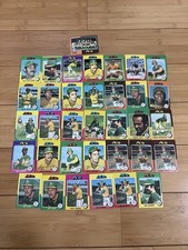 1975 Topps Oakland A's Baseball Card Lot 35 Cards Vintage Athletics Duplicates