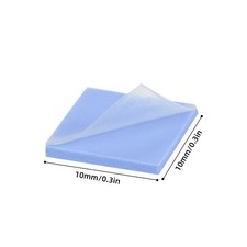 20PCS Thermal Conductive Silicone Pad 10x10x1.0mm For CPU GPU LED Cooling