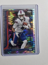 Topps Chrome 2025 James Cook Pulsar #35 Buffalo Bills