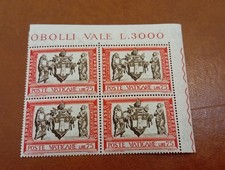 8 Nov 1960 Vatican City Quartina Da Serie Misericordia Lire 75 n E15 MNH