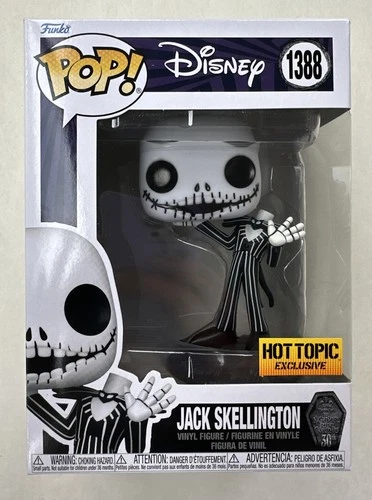 FUNKO POP DISNEY HEADLESS JACK SKELLINGTON 30th Anni 1388 HOT TOPIC w/Protector