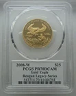2008-W $25 Gold 1/2 oz American Eagle PCGS PR70DCAM Reagan Legacy Series