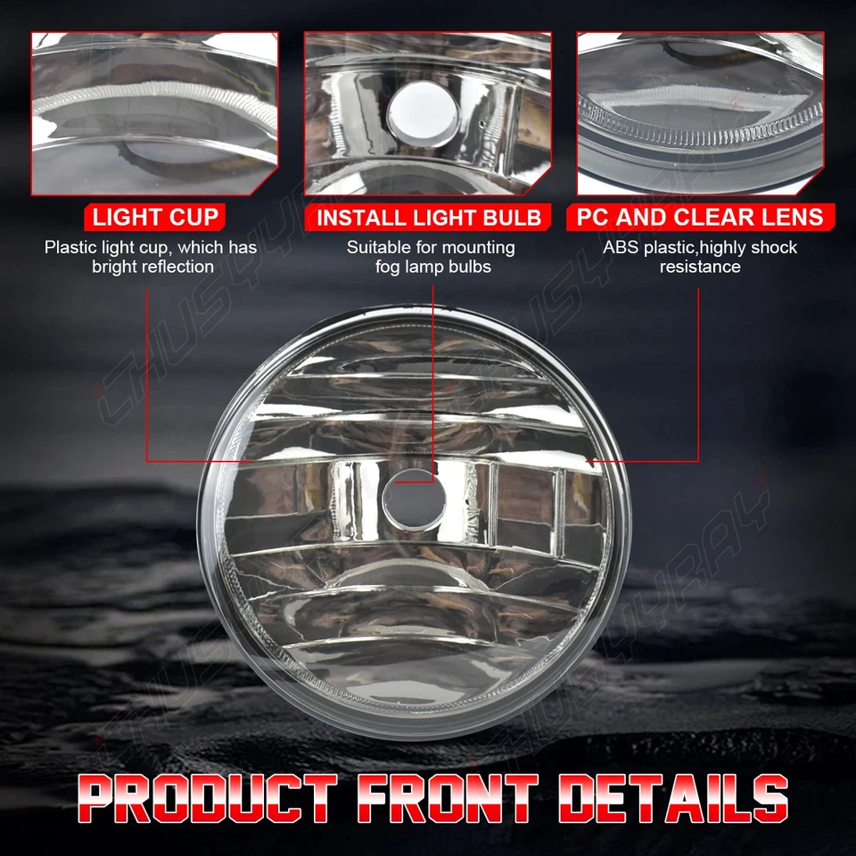 Par de luces antiniebla LED para parachoques GMC Sierra 1500 2500 3500HD 2007 2008-2013 Foto 3 de 4