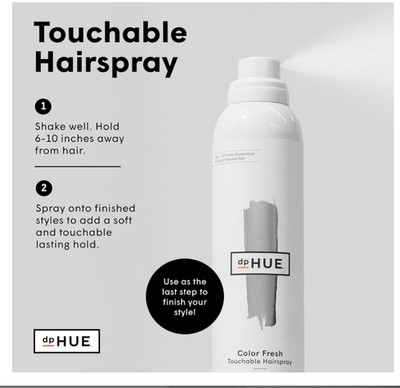 dpHUE Color Fresh Touchable Hairspray - 8 oz - Provides Heat & Humidity Prote