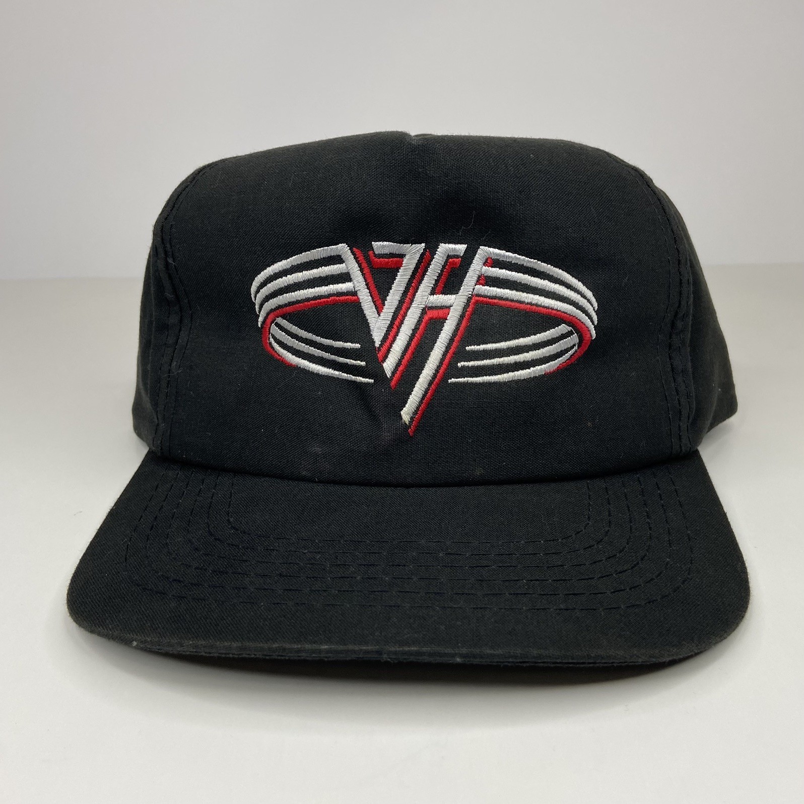 Vintage Van Halen Snapback Hat 90s Tour Cap Youngan Headwear Black Red Stitched 
