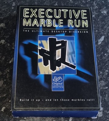 Executive Murmelbahn Desktop Spielzeug bauen & rollen Murmeln Brainteaser