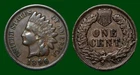 1896 Indian Head Penny Brown Copper Cent Very Fine-Extra-Fine Light Liberty