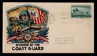 DR WHO 1945 FDC COAST GUARD WWII PATRIOTIC STAEHLE CACHET CRAFT R79871