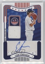 2024 Panini Stars and Stripes Materials Signatures Ethan Schiefelbein Auto 1k9t