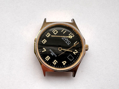 Uhrgehäuse für ETA 2824-2 Gehäuse Automatic vergoldet mit BWC Zifferblatt