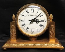 Pendule Hour Lavigne bronze doré n°9612 à réviser