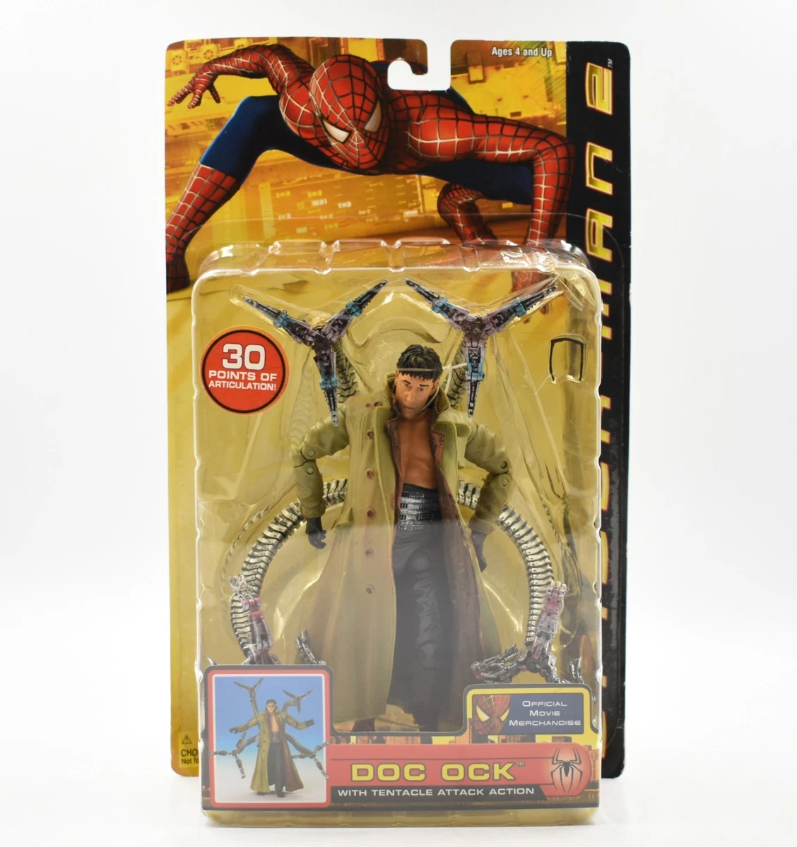 ToyBiz - Spider-Man 2 The Movie - Doc Ock (Tentacle Attack) Action Figure