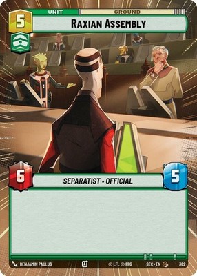 3X-Raxian Assembly - Hyperspace-SWU06-Secrets of Power-Star Wars Unlimited