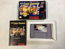 Lost Vikings (Super Nintendo Entertainment System, 1993) CIB Manual Tested