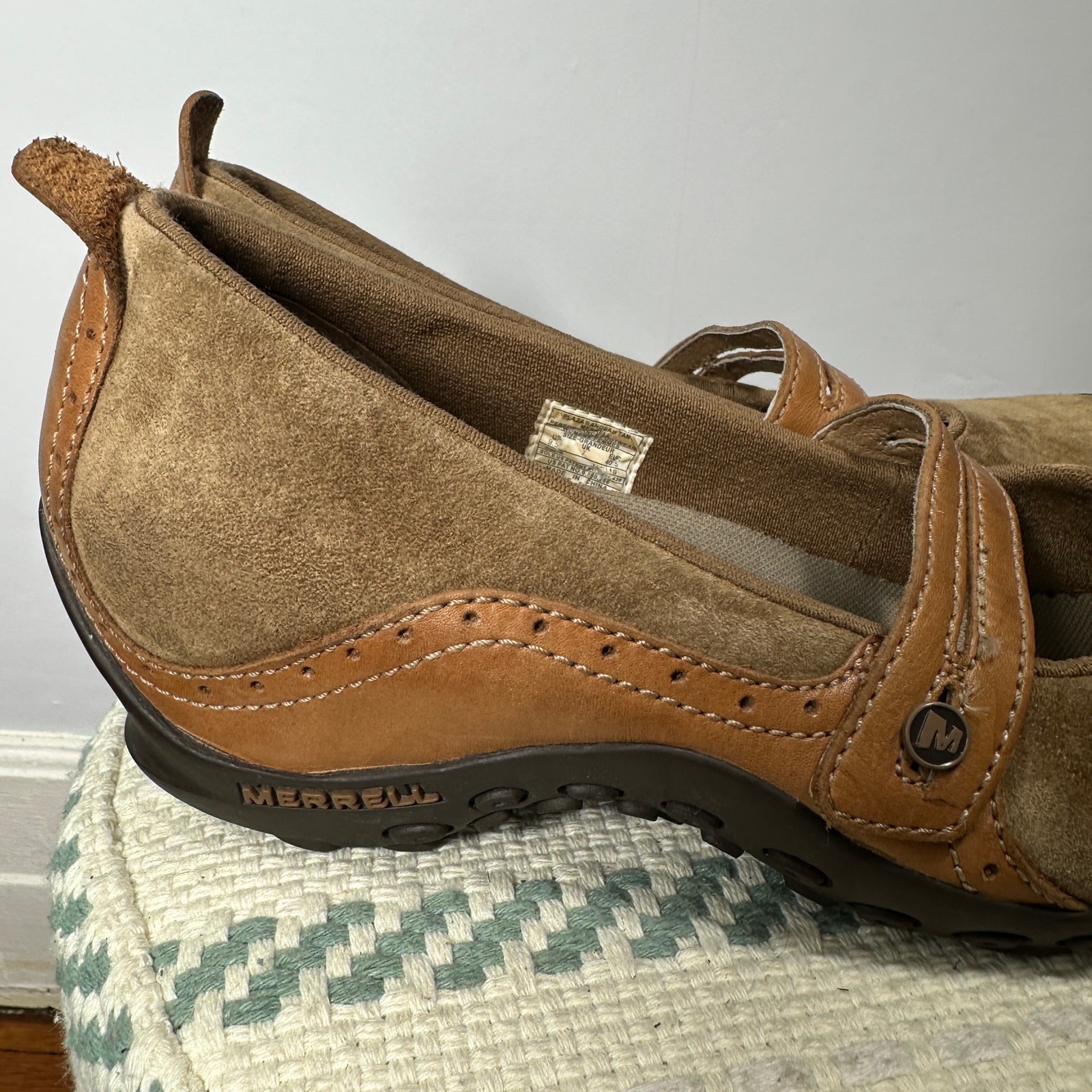 Scarpe Merrell Plaza Bandeau marrone Mary Jane pelle scamosciata US 9 5 EU 40 5 comode