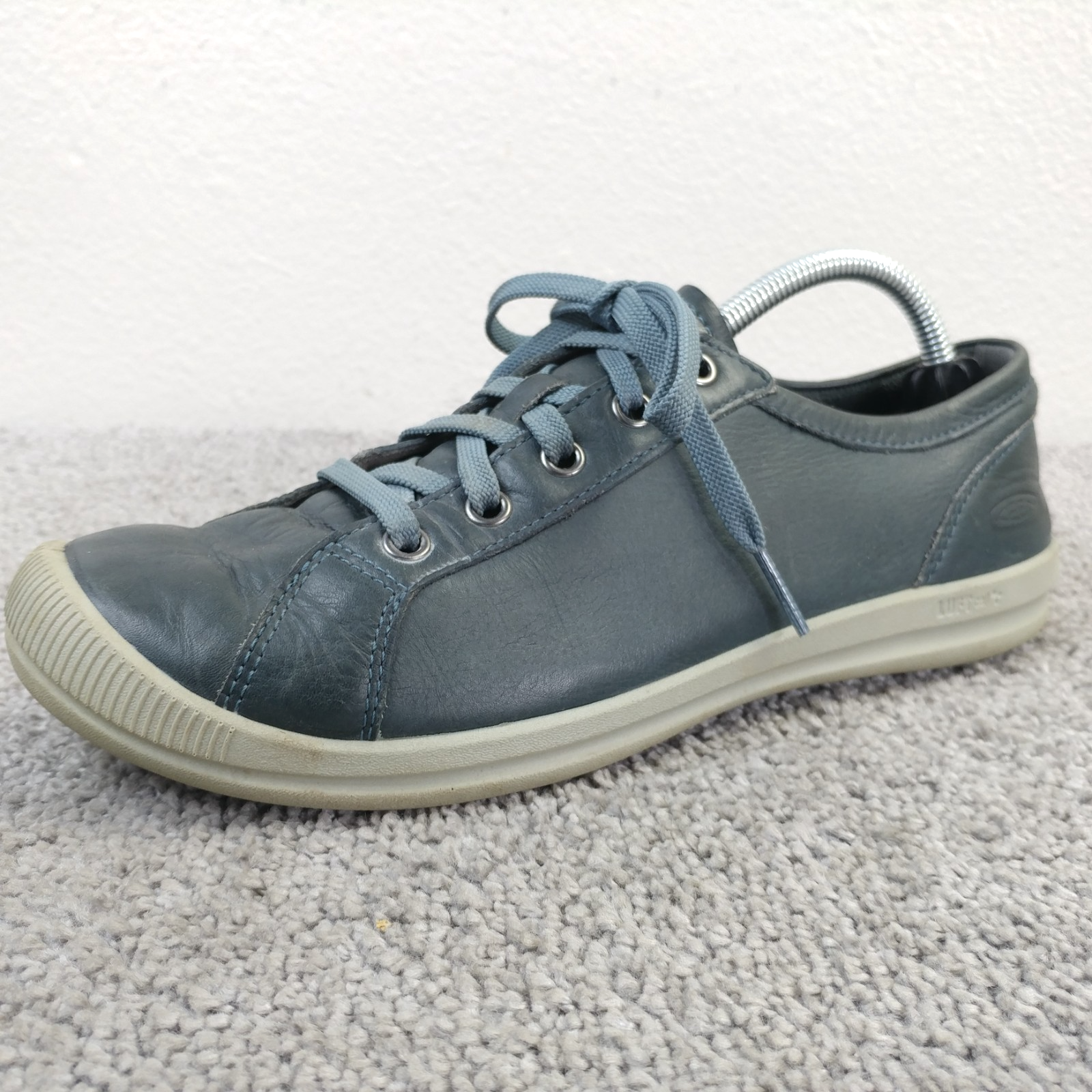 Scarpe Keen Lorelai donna taglia 8 sneakers basse stringate in pelle blu