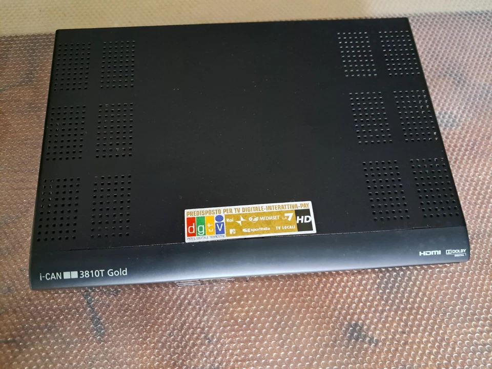 i-CAN 3810T Gold Decoder Digitale Terrestre HD - Immagine 2 di 4