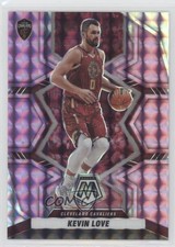 2021-22 Panini Mosaic Purple Mosaic Prizm 28/49 Kevin Love #126 01uy