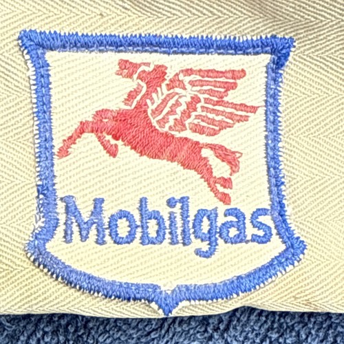 RARE MOBILGAS GAS STATION PEGAUSUS SERVICE STATION ATTENDANT HAT CAP 1930s/1940s - Picture 9 of 10
