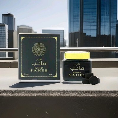 Bakhoor SAHEB 80g von Ard al zaafaran bester moschusartiger und amberartiger Raumduft