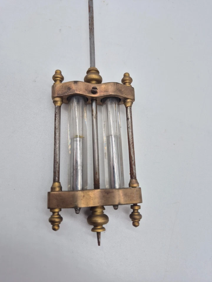 ANCIEN BALANCIER AU MERCURE POUR PENDULE NOTAIRE - Photo 2/4