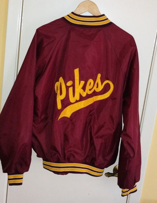 PIKES NKA hartwell Vintage jacket Kappa Alpha FRATERNITY ''Jeremy'' excellent XL