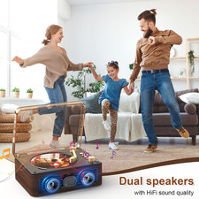 Portable CD Player Bluetooth with Speakers - Desktop CD Players for Home, Bu...