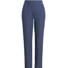 NEW Eileen Fisher Slim Washable Crepe Ankle Pants in Bleu Size 2X P3726